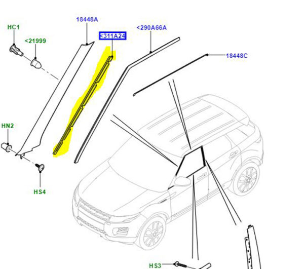 BRACKET - FINISHER MOUNTING LR038589