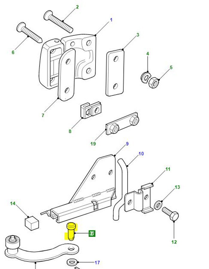 CLEVIS PIN DOOR CHECK STRAP DEF      PC108322