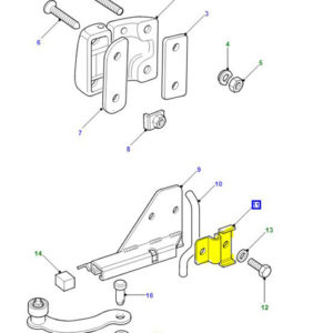 BRACKET PIVOT CHECK ARM REAR DOOR DEF MWC6450