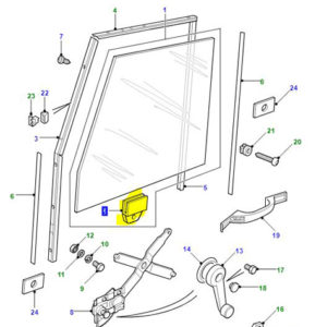 WINDOW RETAINING CLIP-REGULATOR DEFENDER MA STC4787
