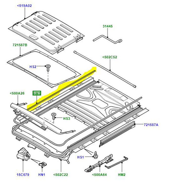 SUNROOF SEAL G-CAT           EGM000010