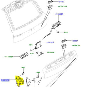 LATCH-TAILGATE LR048310