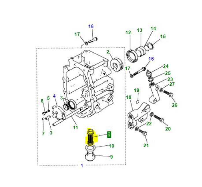 STRAINER TRANSMISSION OIL FRC6244