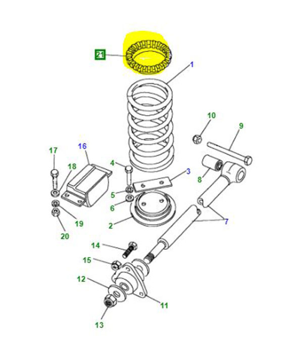 ISOLATOR UPPER ANR2938