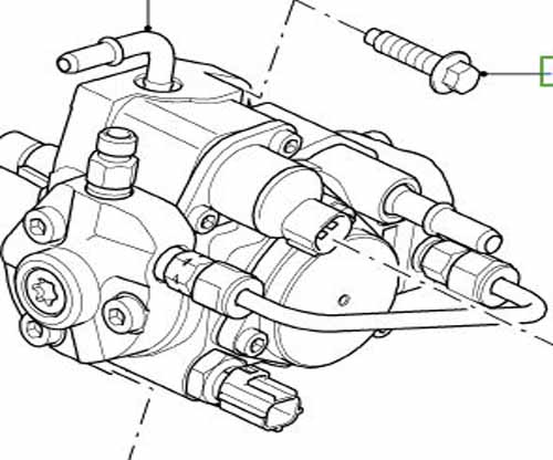 FUEL INJECTION PUMP TDCI NEW DEF 07 LR009587