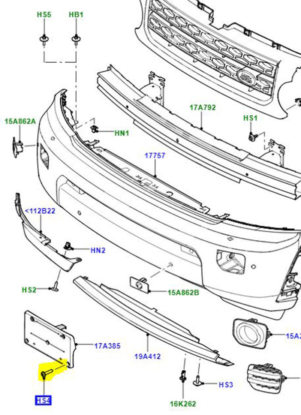 SCREW NUMBER PLATE M5 DYP000040
