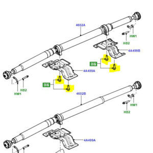 BOLT M8 x 20 HEXAGONAL EXHAUST RYG500440