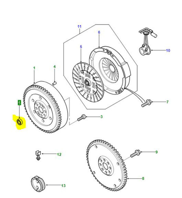 BEARING CRANKSHAFT REAR STC2079