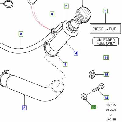 NUT-HEX M8 NYLOC NY108047