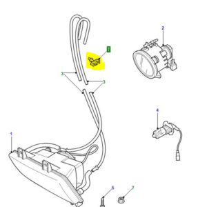 CLIP FOG LAMPS BREATHER PIPE TO BODY 13H8361L
