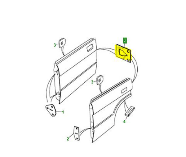 DOOR LATCH SEAL - RRC-DISCO1 MUC1822