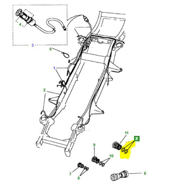 O RING 8MM AIR SUSPENSION NRR STC2768