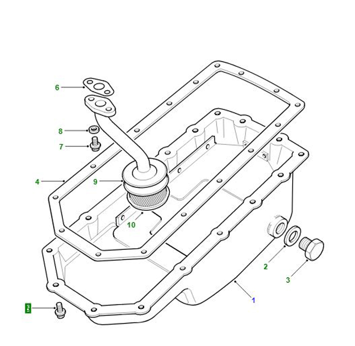 BOLT 5/16 UNC V8 SUMP BLOCK LSO100000