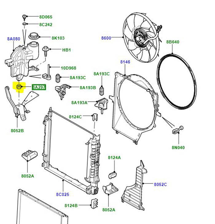 RADIATOR MOUNTING RUBBER DISCO1 -RRC-572312