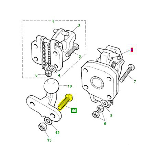 BOLT M16 X 50MM   BH610181L