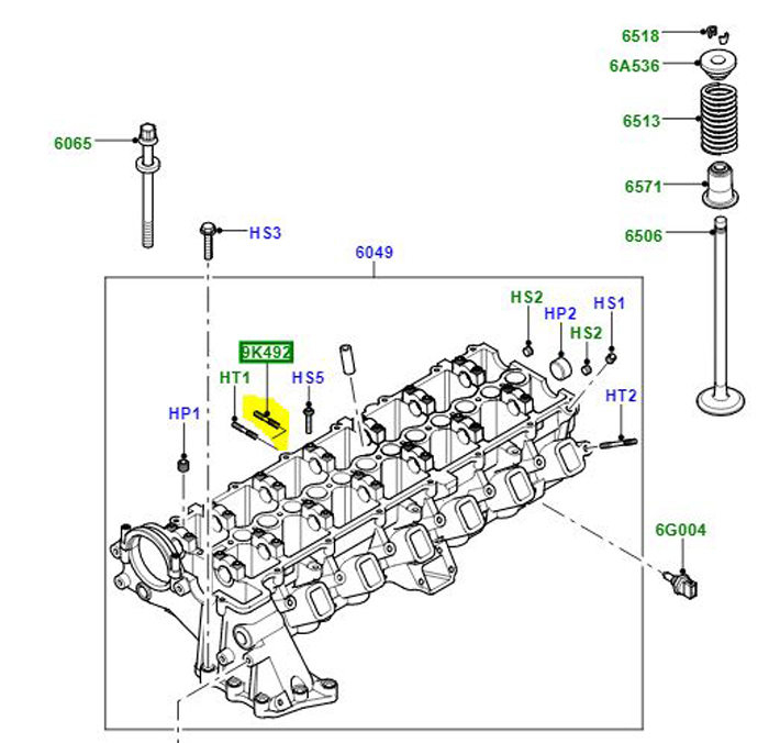 STUD M8 X 55MM CYL HEAD DSL NRR – F/L          8510231