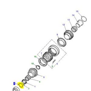 5TH GEAR RETENTION RING LT77-R380 FTC4990