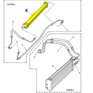 OIL COOLER 4.0L PETROL ESR3204