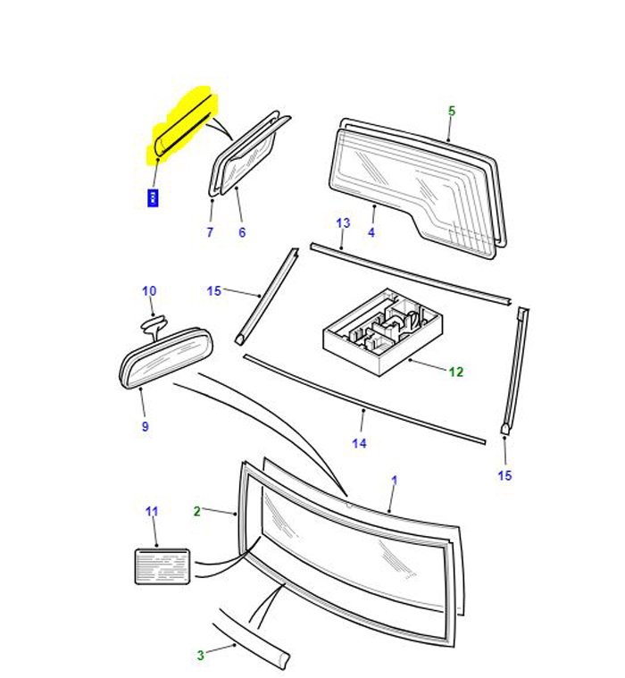 SEAL-WINDSCREEN GLAZING MXC5581