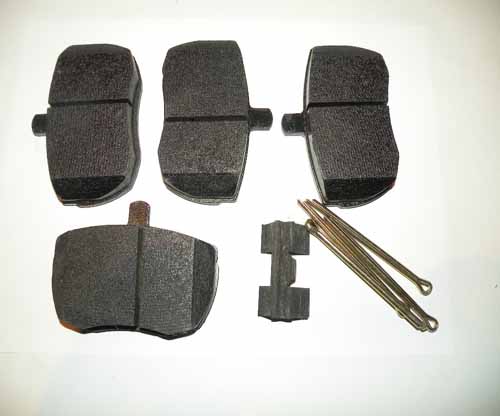 BRAKE PAD SET FRONT LESS FT AND RR VENTED BRAKES STC2956