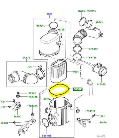 GASKET FILTER PHN000030