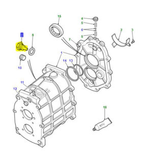 PLUG AND MAGNET ASSEMBLY-TRANSMISSION CASE TYB500070