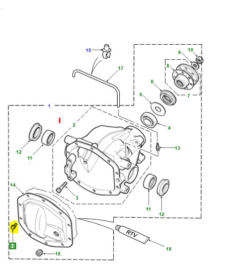 BOLT  DIFFERENTIAL TYP100260