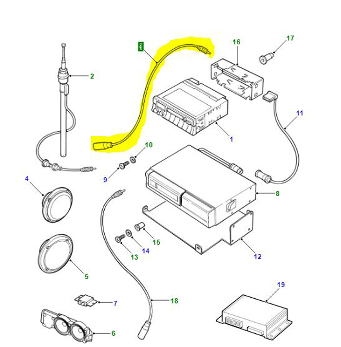 LEAD ANTENNA AMR3462