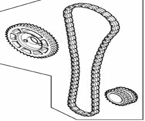 KIT CHAIN DRIVE TD5  LHA000030