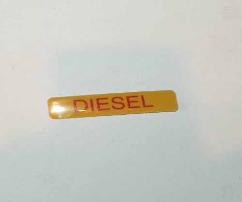 LABEL-CAUTION FUEL FILLER  WITH DIESEL ENGINES NTC7349