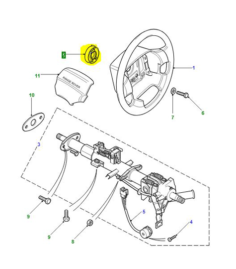 INDICATOR SWITCH SELF CANCEL RING P38 NEW RANGE ROVER – ANR6358