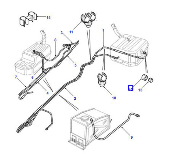 NUT-TUBE-FEMALE WITH DIESEL ENGINES M12 NRC9770