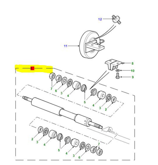 STEERING DAMPER - RANGE ROVER CLASSIC - DISCOVERY 1 STC786