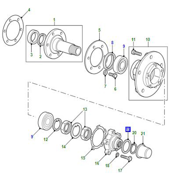 SHIM-FRONT AXLE HUB 1.20MM FRC6787