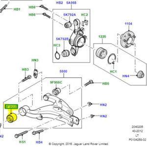 BUSH LOWER, FRONT RGX500211