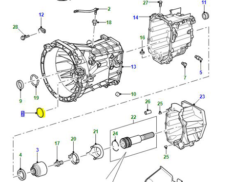 BLANKING PLUG CLUTCH HOUSING LR005002