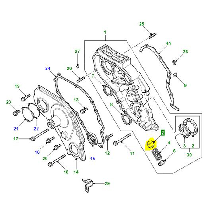 PLUNGER-OIL PUMP RELIEF VALVE ERR1085