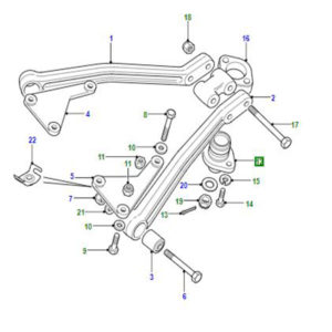 BALL JOINT REAR A FRAME RHF500110