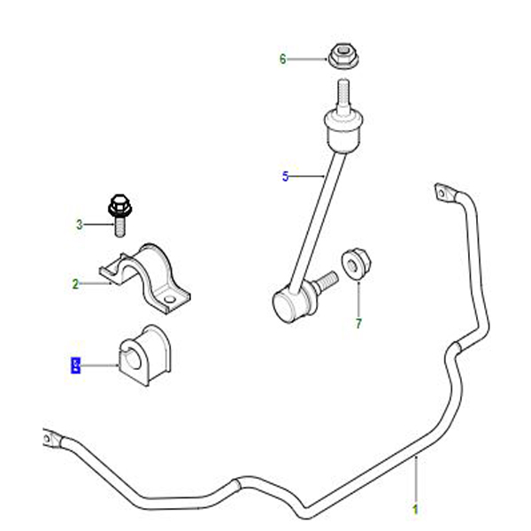 FRONT ANTI ROLL BAR BUSH  RBX101240