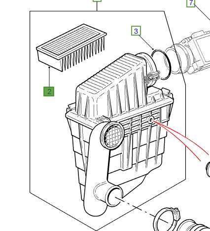 AIR FILTER ELEMENT 2.0L PETROL AND DIESEL 1.8L PETROL FREELANDER 1 ESR4103