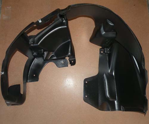 LINER-FRONT WHEELARCH M47 2.0L I4 16V DIESEL LH, WITH AIR BLAST COOLER CLF000440