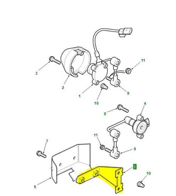 BRACKET-HEATSHIELD ANR5688