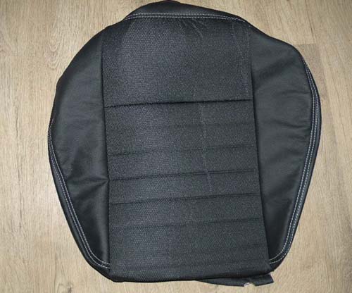 COVER ASSEMBLY-FRONT SEAT CUSHION BLACK LEATHER / CLOTH HCA500750PUY