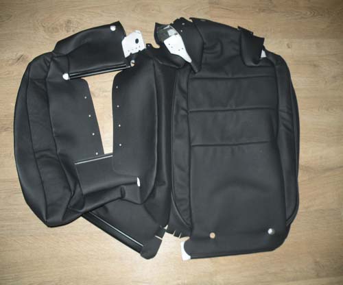 COVER – REAR SEAT BACK BLACK LEATHER LARGE HMA000600PUY
