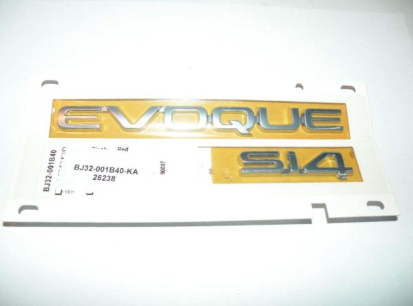 EVOQUE BADGE - SILVER, TRUNK BADGE - SI4 LR032325