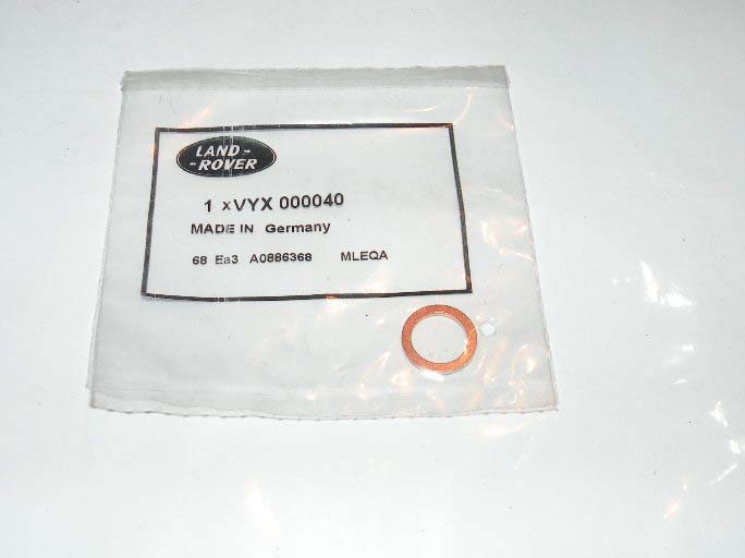 WASHER M12 SEALING RING SUMP VYX000040