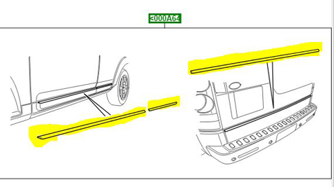 STAINLESS STEEL TRIM STRIP DRESS UP KIT   VPLAB0044