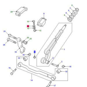 LOCKNUT M16, NYLOC, FLANGED HEAD ANR3140