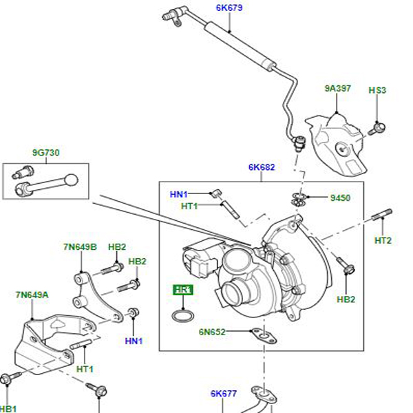 O RING OIL DRAIN TURBO LR006184