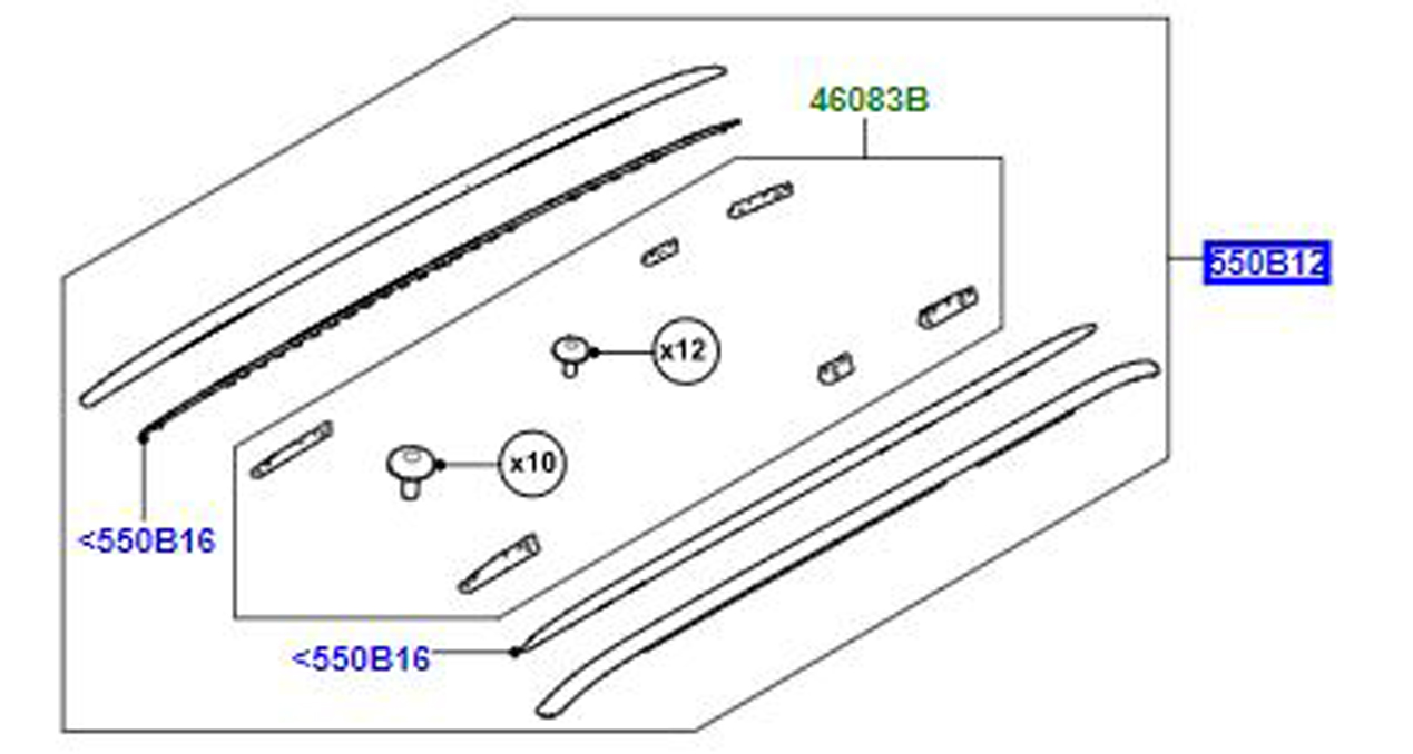 ROOF RAILS SILVER VPLWR0103